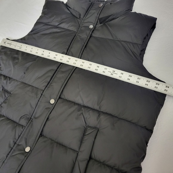 WEATHERPROOF Quilted Puffer Vest Long Black Longline Sleeveless Jacket XL - Picture 4 of 12